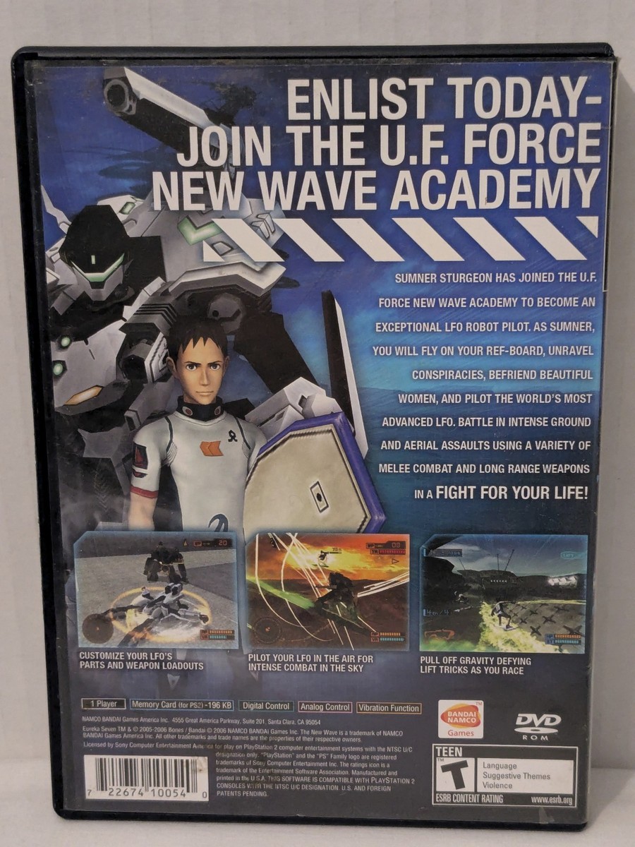 Eureka Seven, Vol. 1: The New Wave (Sony PlayStation 2, 2006) PS2