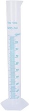 100ml Plastic Graduated Cylinder, 1pc, Transparent, Measuring Cylinder Set, S...