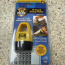Bulbhead ID Police Identity Protector ID Guard Stamp Roller New AS SEEN ON TV