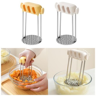 Kartoffelstampfer Lebensmittelstampfer Pürierutensil Knoblauch Edelstahl Kochgeschirr einfach