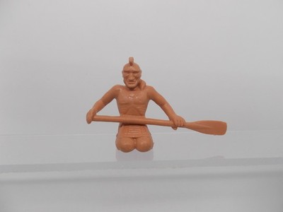 Bullyland Bully Figur = Indianer mit Paddel Indian with Paddle = Muster Rohling