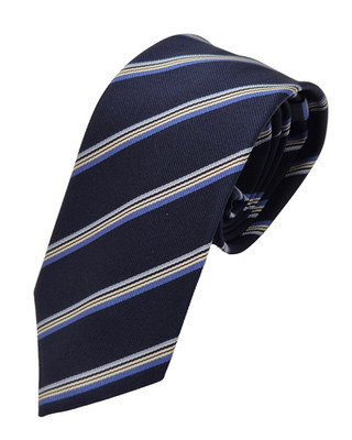 Neue Paul Smith Krawatte Streifenmuster 100% Seide