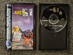 Area 51 Sega Saturn Game PAL Complete *VGC* *RARE*