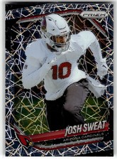 Josh Sweat 2025 Panini Prizm #4 Arizona Cardinals Lazer