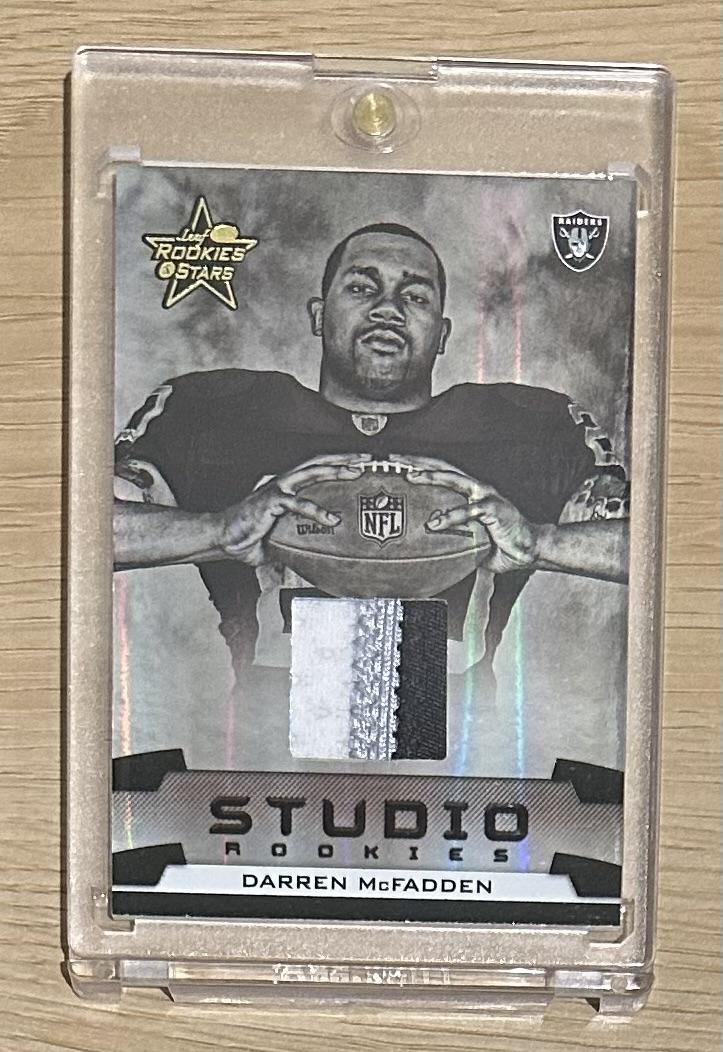 Darren McFadden Leaf R & S Studio Rookies #SR30 Jersey-Prime