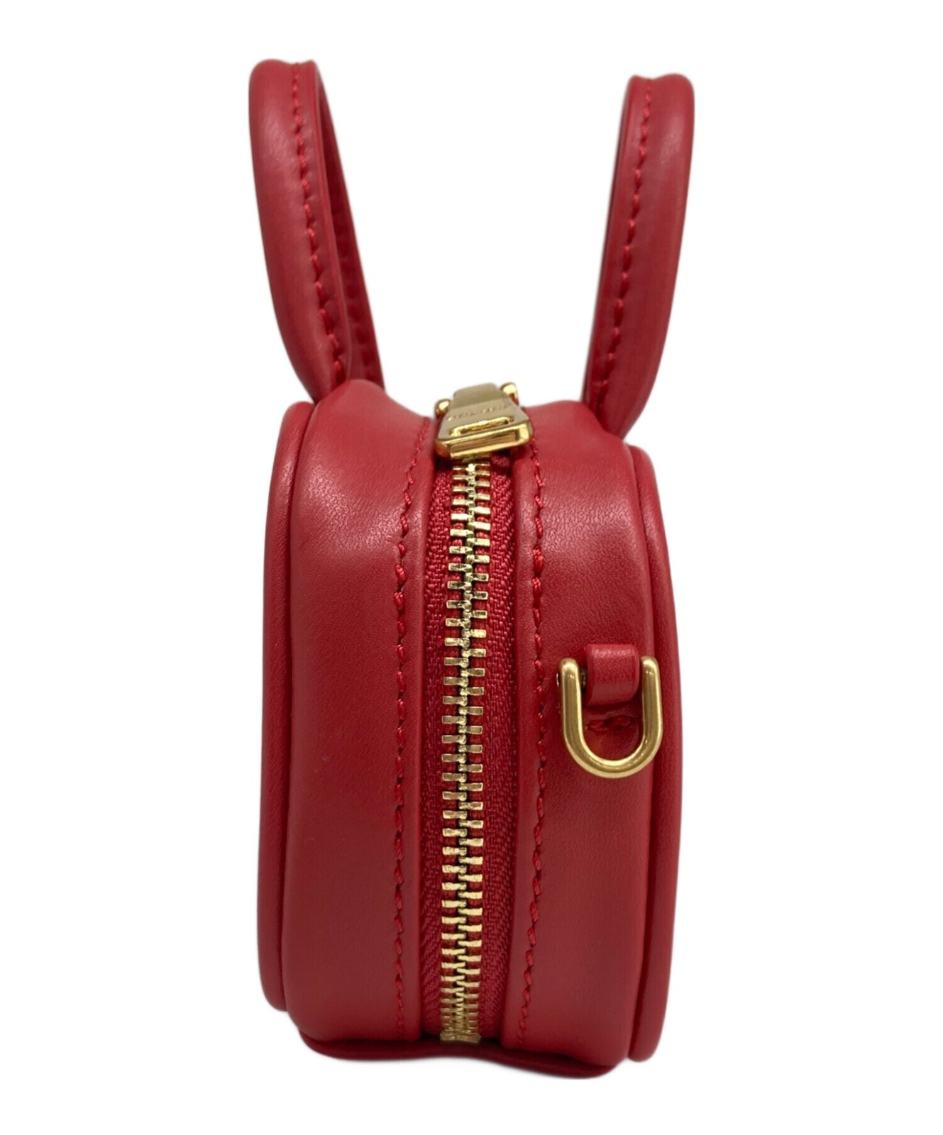 MIU MIU Microbag Boo Leather Red Authentic From Japan — image 18