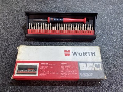 Würth Feinmechanik Set 29-teilig Mechaniker Schraubendreher Bit 06134895