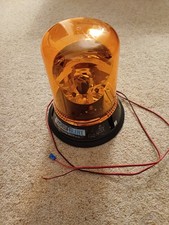 Vision Alert Rotating Orange Beacon Magnetic 12V DC 50mph Limit Requires H1 bulb