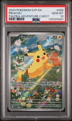 2024 POKEMON SVP EN ピカチュウ #088 PSA9 POKEMON SVP EN-SV BLACK STAR PROMO #088 PIKACHU PALDEA ADVENTURE