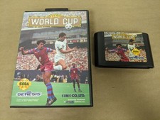 Tecmo World Cup 92 Sega Genesis Cartridge and Case