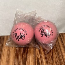 Hi-Bounce Pinky Ball Super Bouncy Sponge Rubber Ball CLASSIC JA-RU Lot Of 2 New