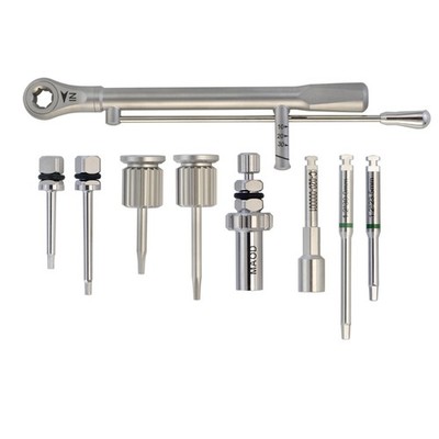 Implant Torque Wrench Multi ABT Driver Kit Prosthetic Hand Latch Hex 1.2 Hiossen