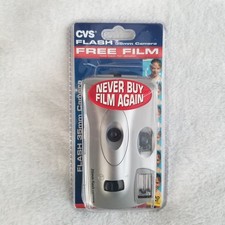 Brand New Vintage 2003 CVS Flash Film 35mm Camera 27 Exposure 400 Speed Expired