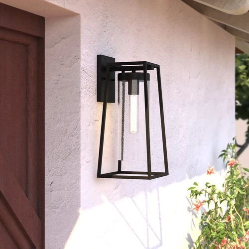 Vaxcel Lighting T0586 Nash 16" Tall Outdoor Wall Sconce - Black - Picture 5 of 8