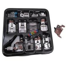 11PCS Presser Feet & High Shank FOR Brother ULT2001, ULT2002, PC-8200, PC-8500