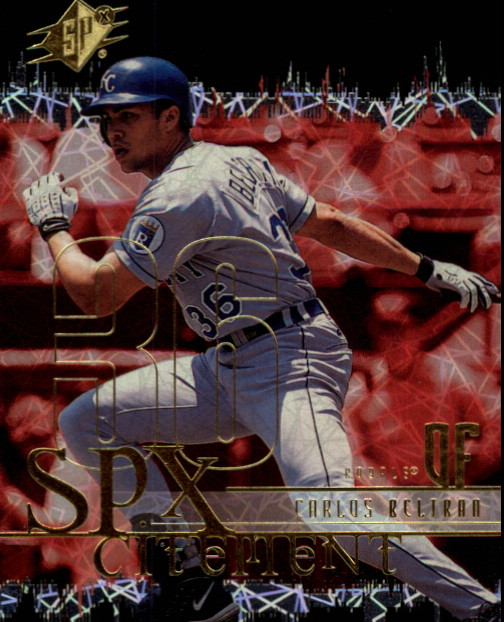 2000 SPx SPXcitement Kansas City Royals Baseball Card #XC17 Carlos Beltran