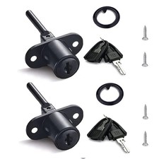 288 Zinc Alloy Desk Locks for Drawers with Key, Filing Cabinet Lock for Wardr...