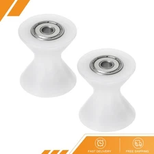 2pack U Type Groove Pulley Nylon Roller Bearing 5x27.5x30mm U Groove Guide Wheel