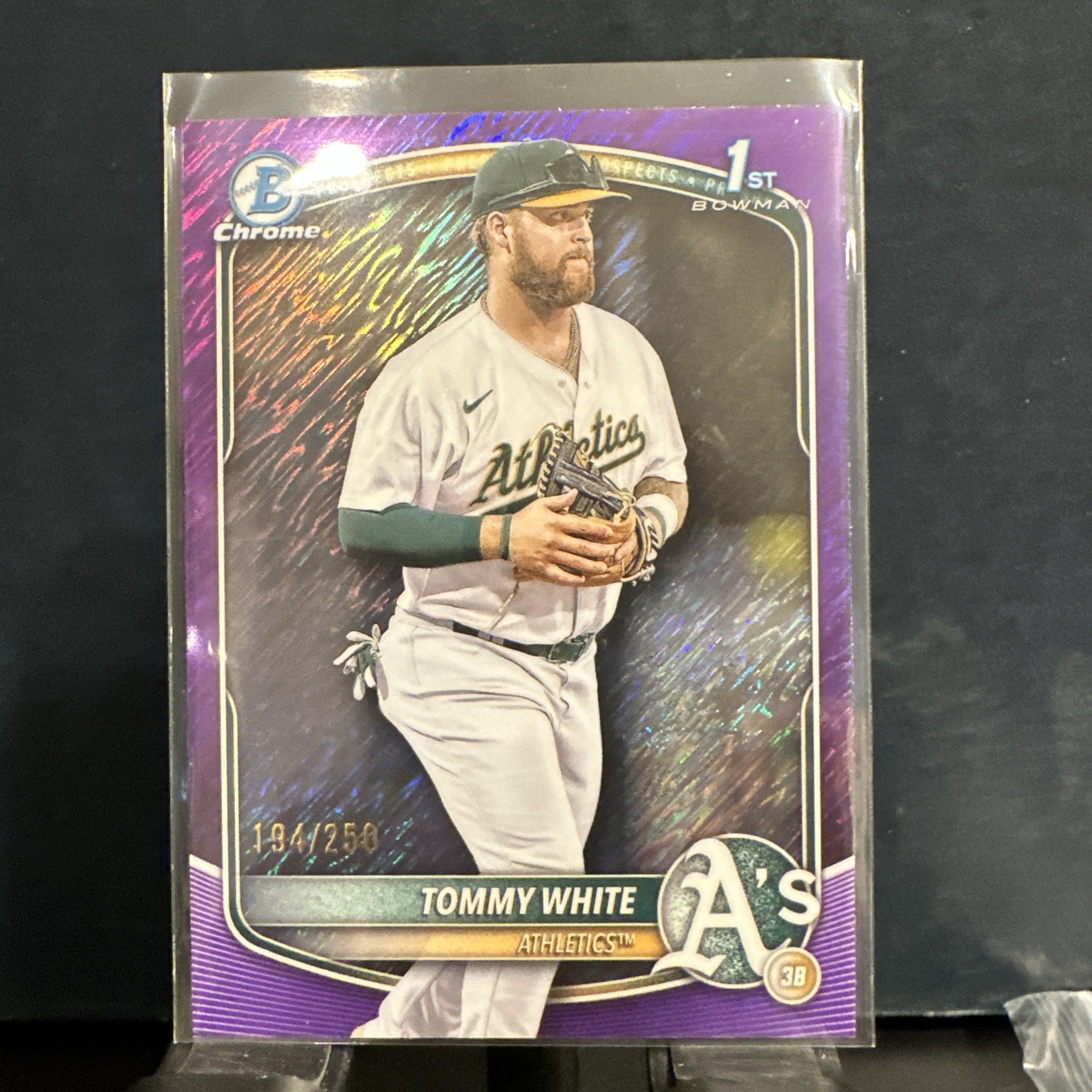 2025 Bowman Chrome Tommy White 1st Purple Shimmer #d 194/250