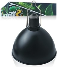 Aluminum 8.1 Inch Dome Reptile Light Fixture Heat Lamp UVB Bulb Basking
