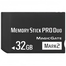 Original 32GB Memory Stick Pro Duo Mark2 -Compatible with PSP 1000 2000 Black
