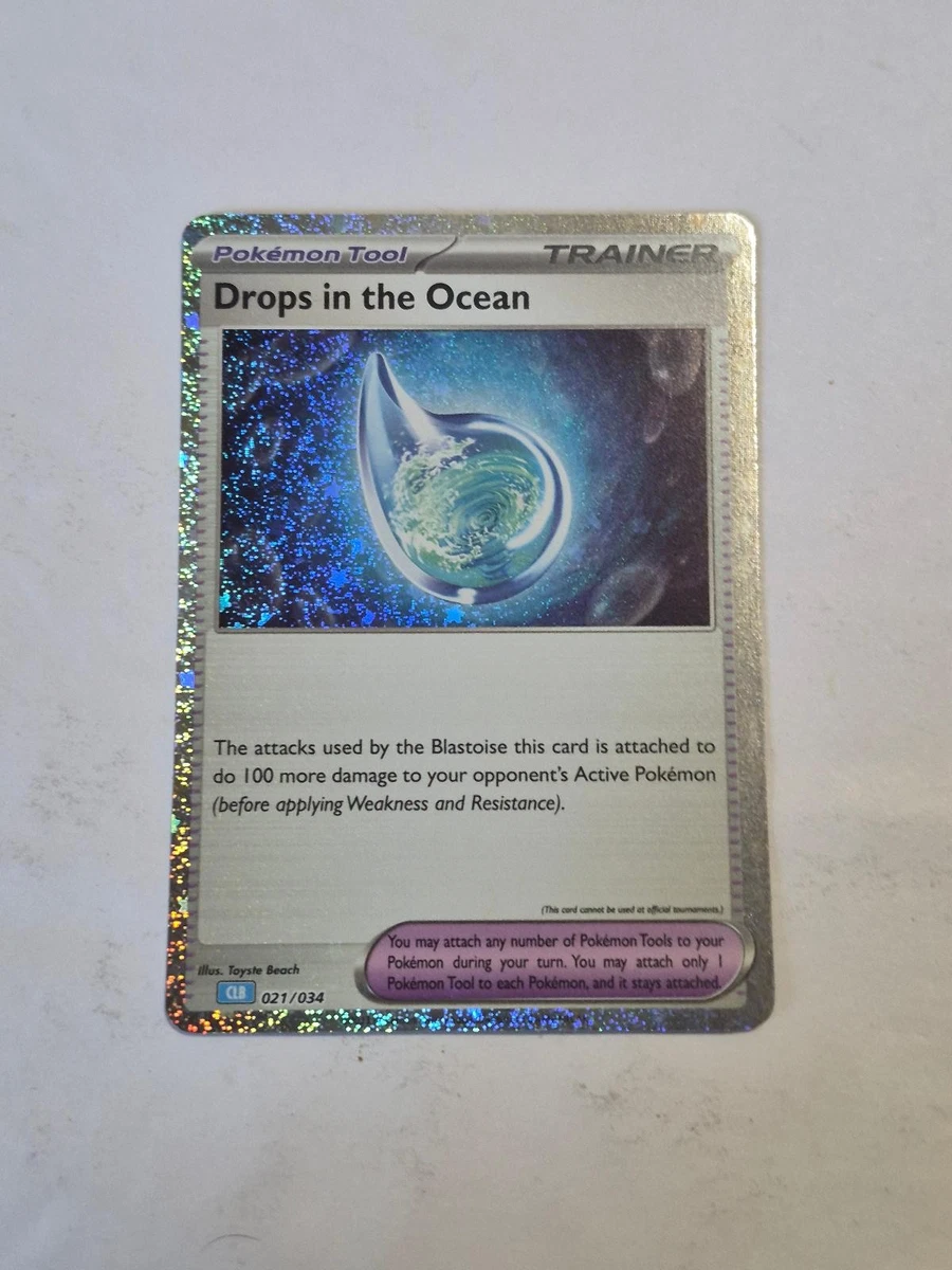 drops in the ocean pokemon card Drops in the Ocean 021/034 Trading Card Game Classic for sale