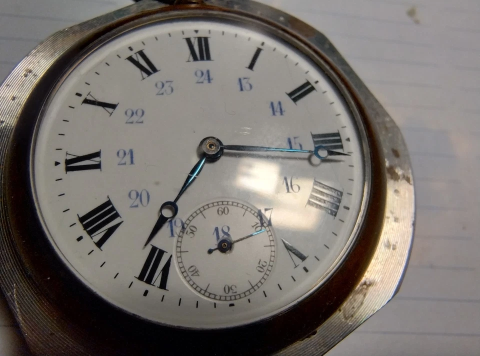 Taschenuhr - alt- Handaufzug - Hersteller unbekannt ...(Brevet) - Bild 3 von 4