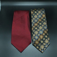 Lot of 2 J.Z. Richards 100% Silk USA Made Neck Ties