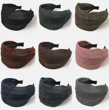 Women Ladies Hairband Bright Lace Wide Headband Wide Hair Band Hoop Accessories