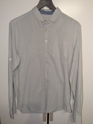 DeFacto Slim fit Hemd L Grau