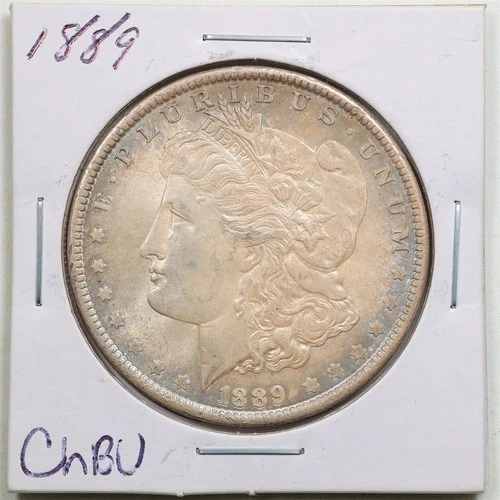1889 $1 Morgan Silver Dollar in Choice BU Condition #6538