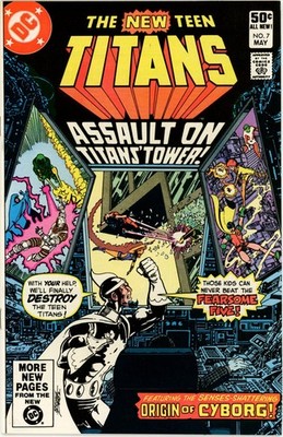 New Teen Titans #7 1981 DC Comics VF/NM Comic Book Direct