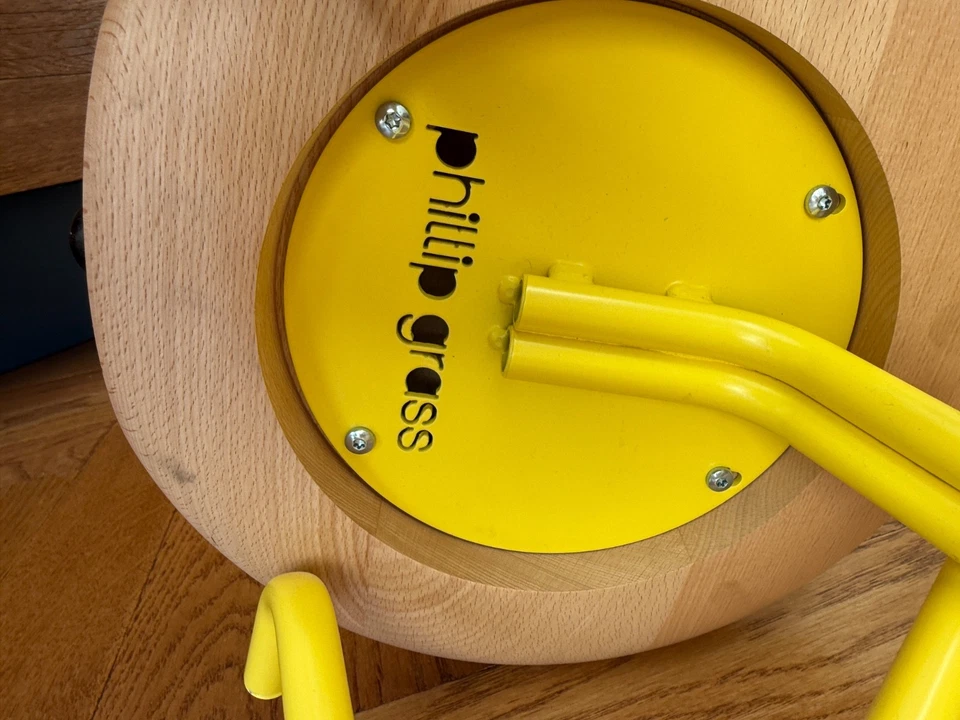 Pair of very Rare Phillip Grass “Companion” Stools - Image 2 of 4