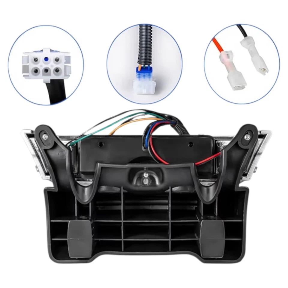 Upgrade Golf Cart Headlight Kit with Bumper for Club Car Precedent 2004-UP,  - Image 2 of 2