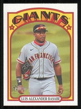 2021 Topps Heritage #650 Luis Alexander Basabe RC