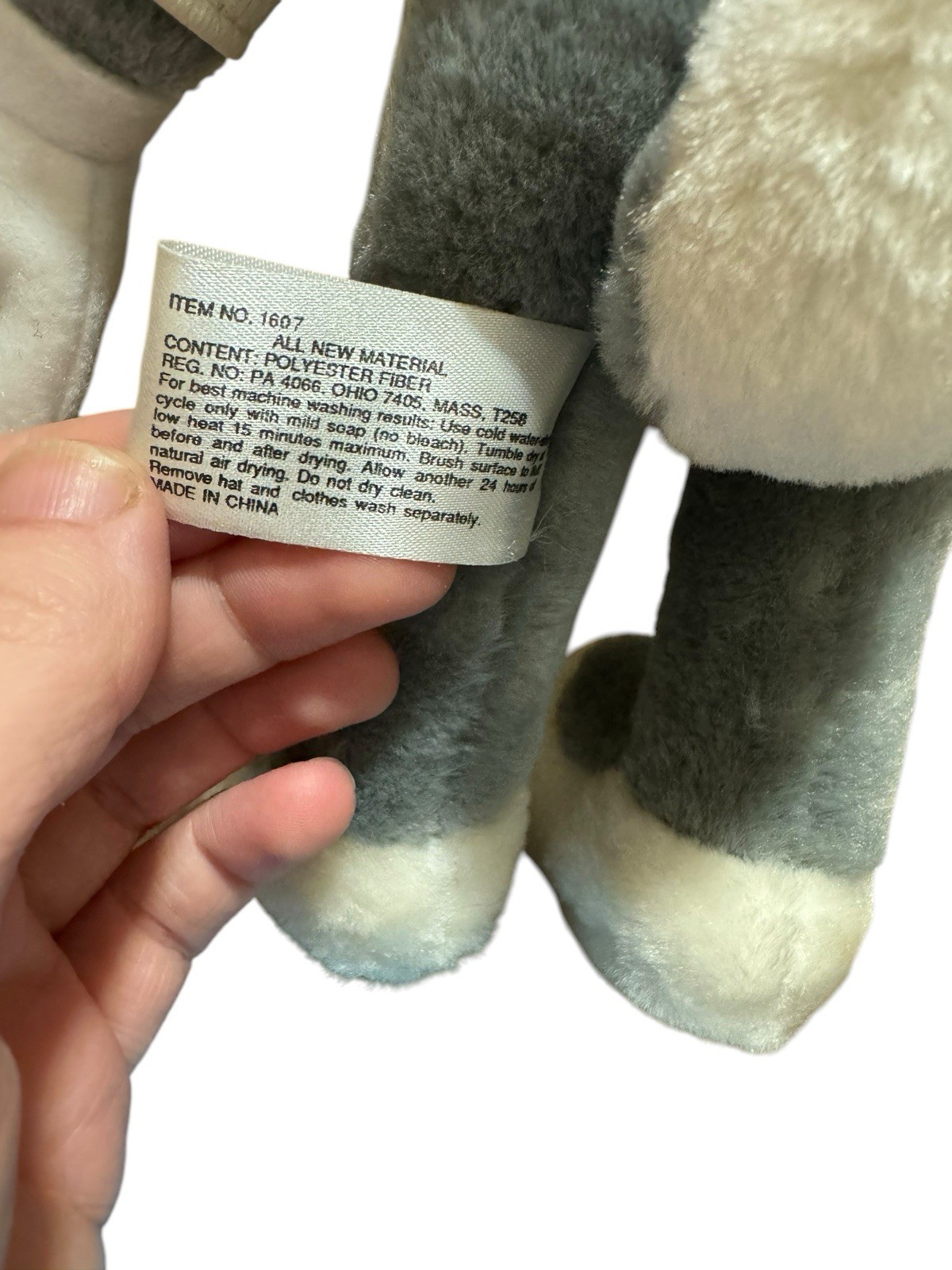 24K Mighty Star Vintage Looney Tunes Bugs Bunny Stuffed Plush  15” Western