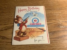 Vintage Birthday Card 1950s For Someone 1 To 12