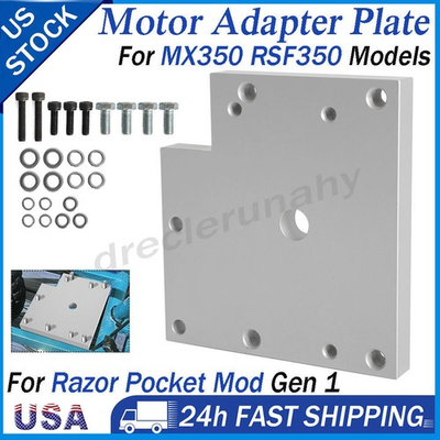 #ad For Razor MY1020 Motor To MX350 RSF350 Pocket Mod Upgrade Motor Adapter Plate $25.99