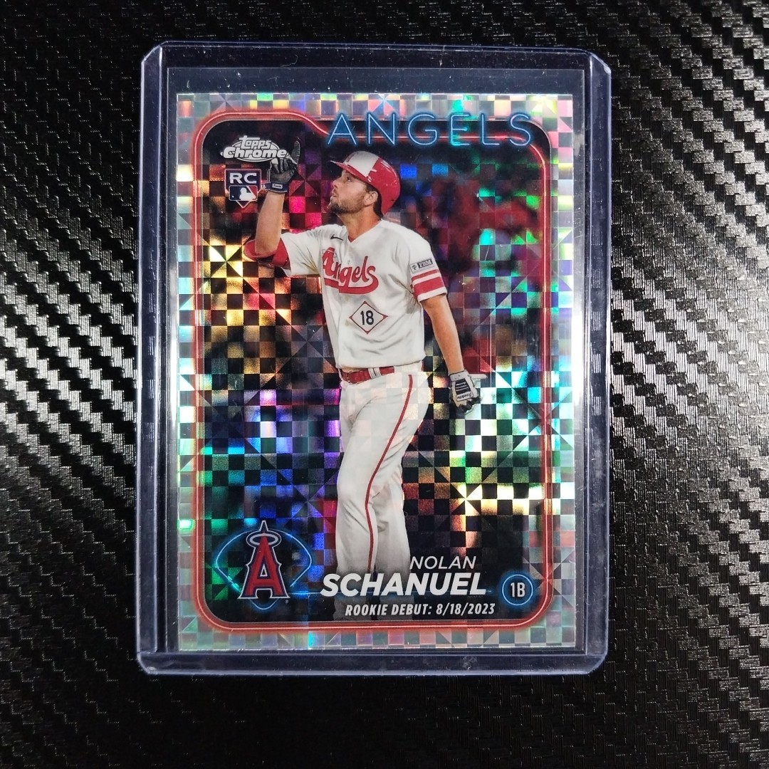 2024 Topps Chrome Update Baseball #USC68 Nolan Schanuel RC X-Fractor