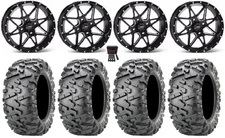 ITP Tornado 15" Wheels Black 30" BigHorn 2.0 Tires Textron Wildcat XX
