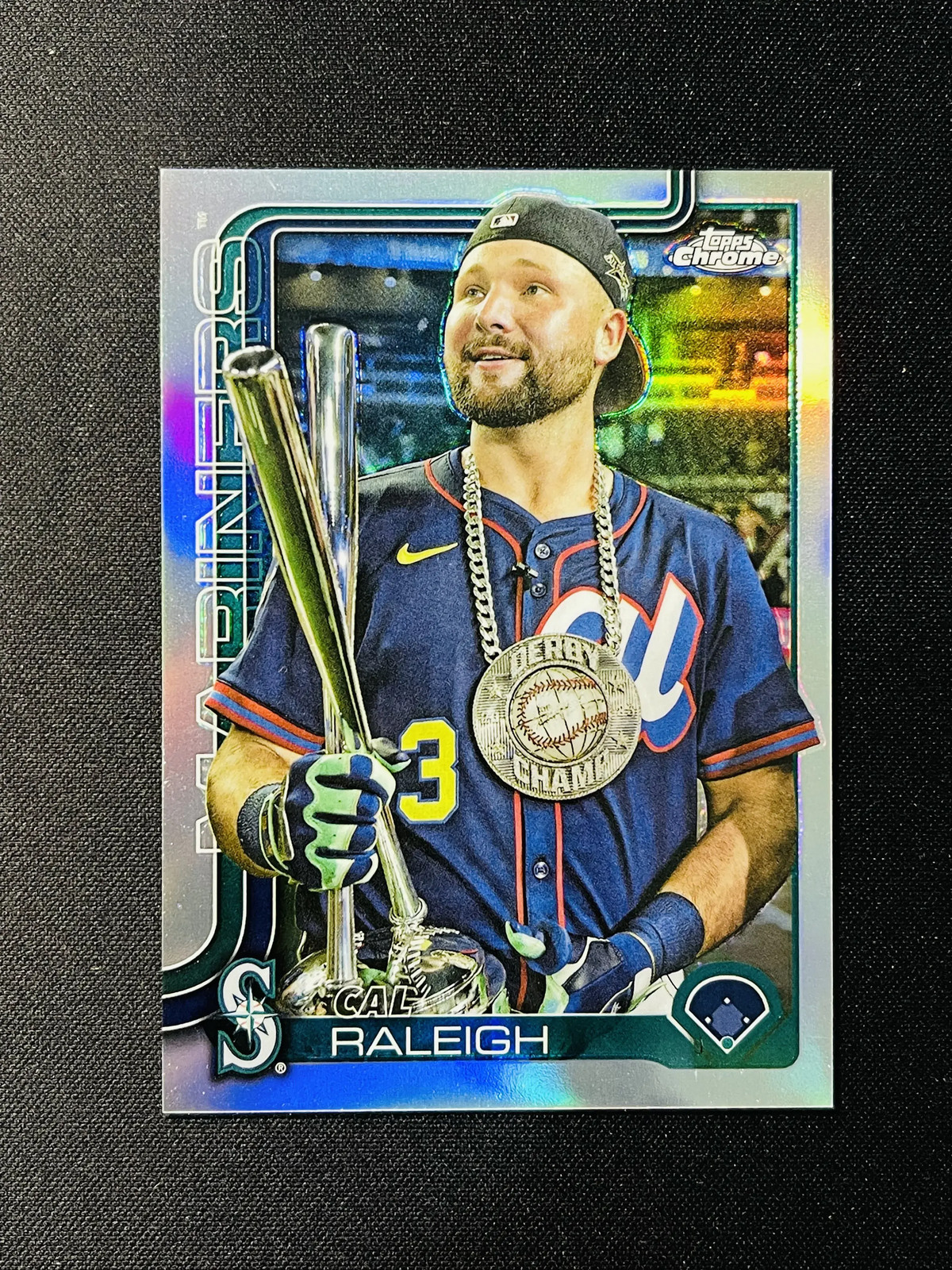 2025 Topps Chrome Update Image Variation Cal Raleigh #USC45 Refractor SSP -AO94