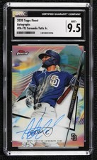 2020 Topps Finest Auto Fernando Tatis Jr #FA-FTJ CGC 9.5 Mint+