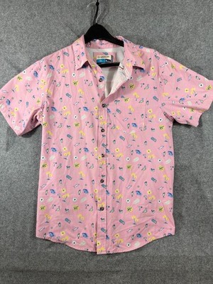 Magellan Fish Gear Shirts Mens M Pink Classic Fit Performance Cruise Vacation