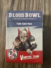 Games Workshop Blood Bowl Vampire Team Cards ...