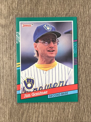 Jim Gantner 703 Donruss 91 MLB Baseball Trading Card - Picture 1 of 2