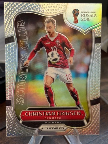 2018 Panini Prizm World Cup Scorers Club Prizms Silver #26 Christian Eriksen