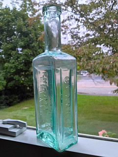 Clarke's Rheumatic Elixir RARE Medicine Bottle West Buxton Maine