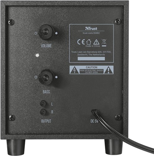 Trust Avora 2.1 speaker set 9 W PC Black 2.1 channels 2-way - 第 6/7 張圖片