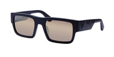 NEW POLICE SPLL12 GOTH 1 SUNGLASSES SQUARE PLASTIC BLACK FULL-RIM CAMBODIA