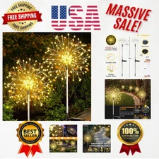 2Pack Solar Garden Lights – 150LED Warm White Fairy Lights for Enchanting Yards